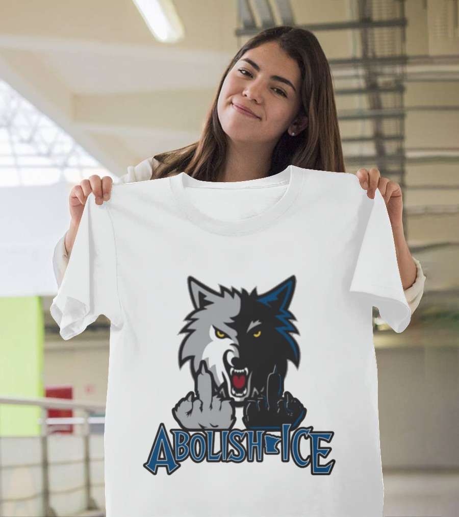 Minnesota Wolves Abolish Ice Wolves T-Shirt