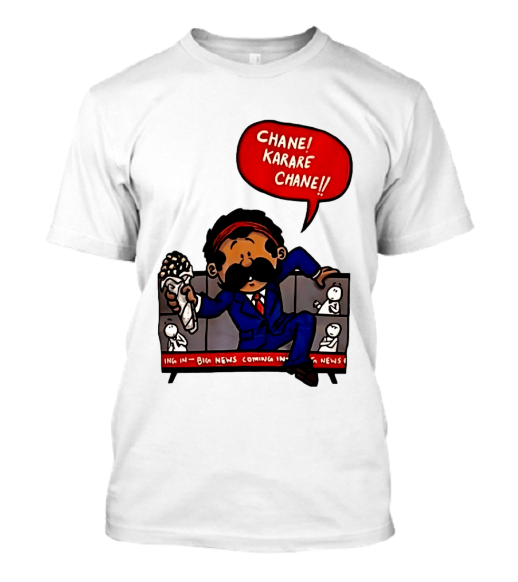 Chane Karare Chane Comic News Character Speech Bubble T-Shirt