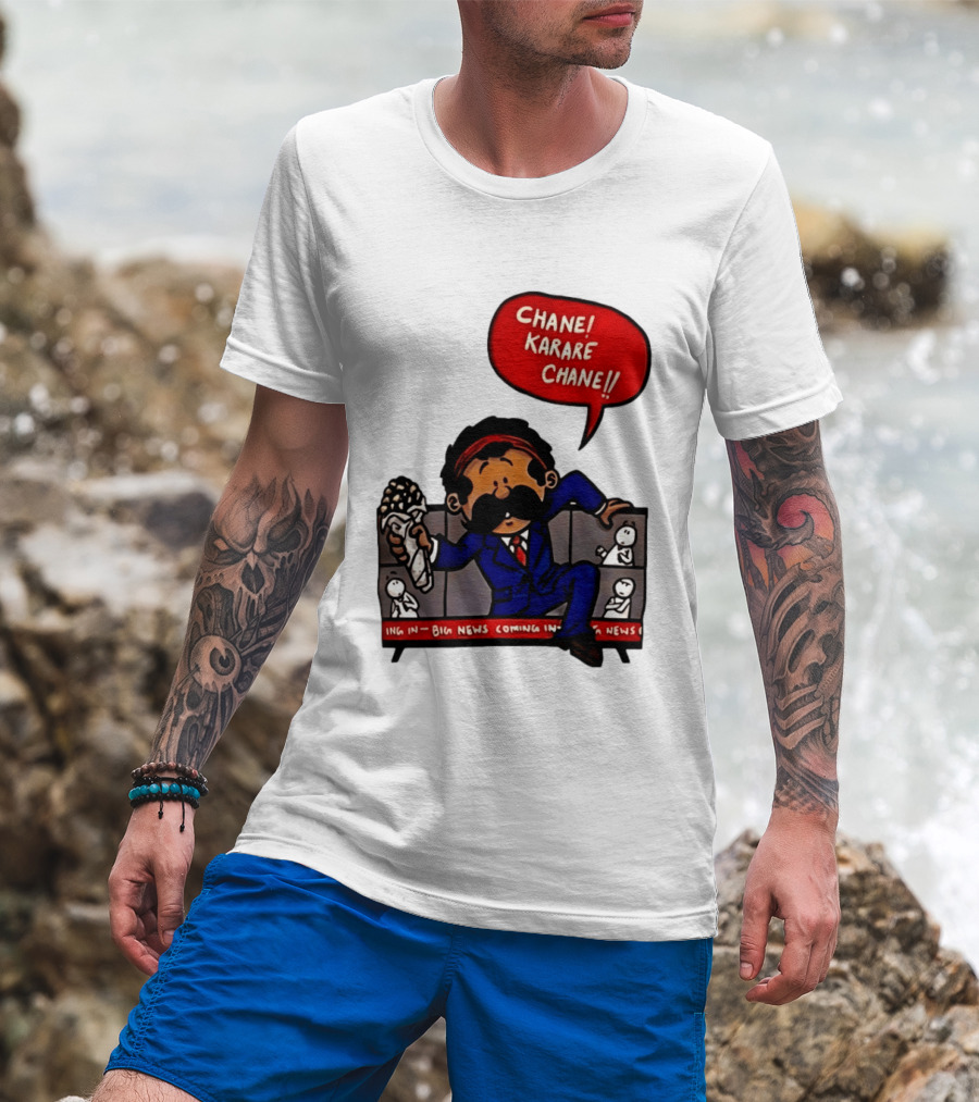 Chane Karare Chane Comic News Character Speech Bubble T-Shirt