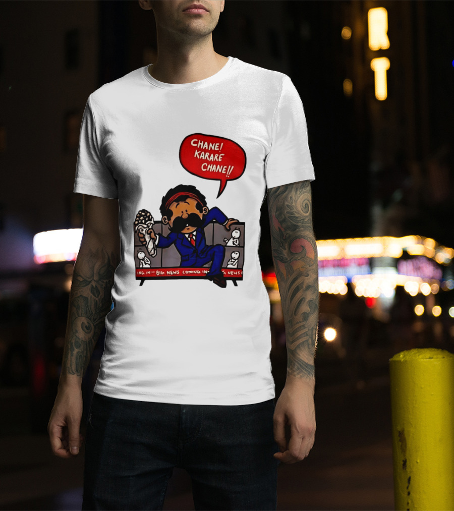 Chane Karare Chane Comic News Character Speech Bubble T-Shirt