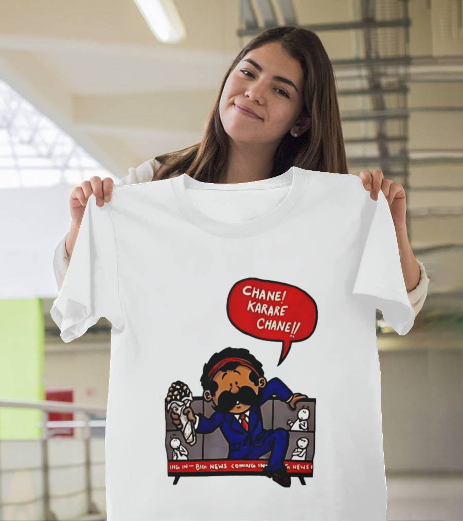 Chane Karare Chane Comic News Character Speech Bubble T-Shirt