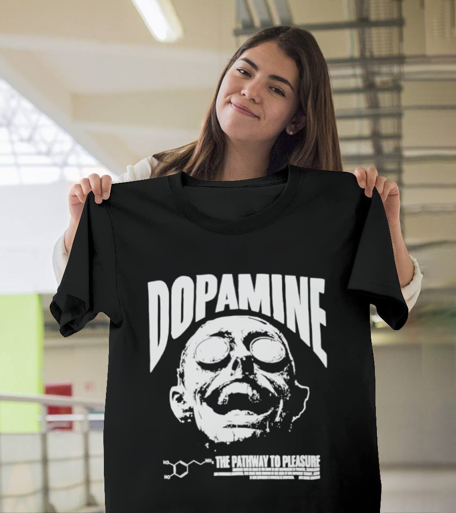 Dopamine The Pathway To Pleasure Molecular Formula Head T-Shirt