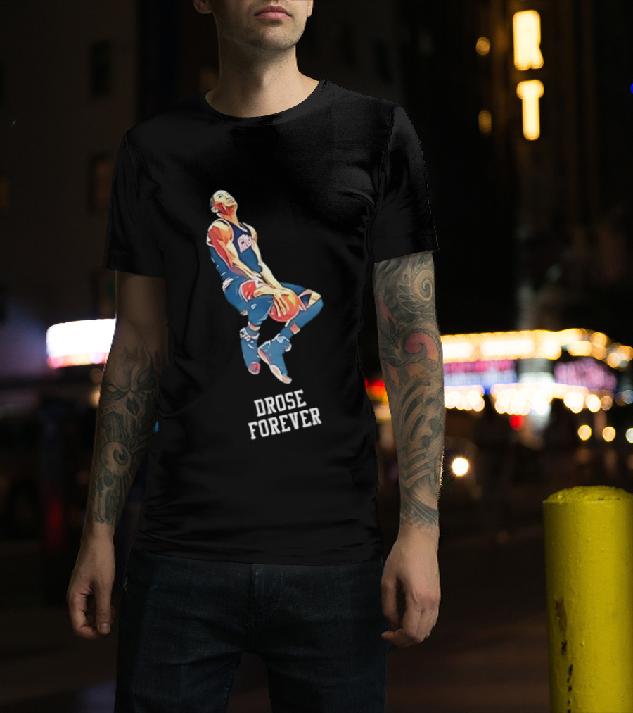 Drose Forever Chicago Bulls Slam Dunk Basketball Sports T-Shirt