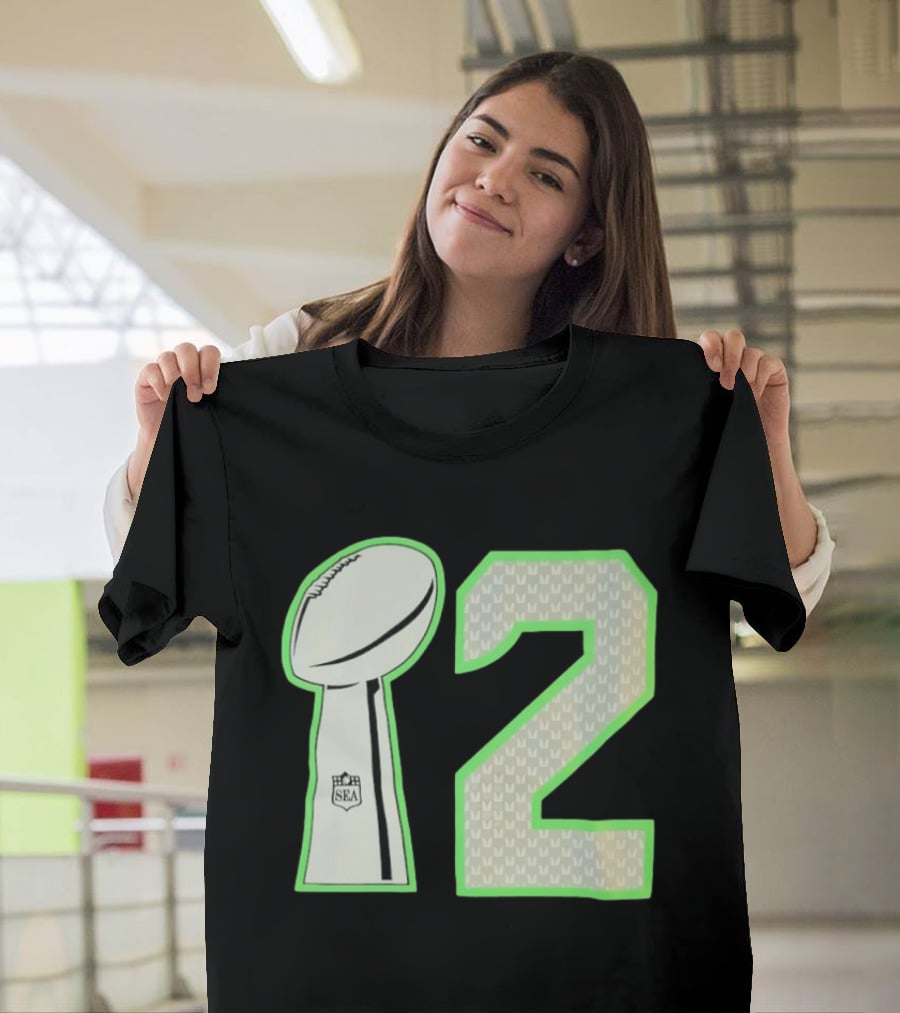 Seattle Seahawks SEA 12 Football T-Shirt