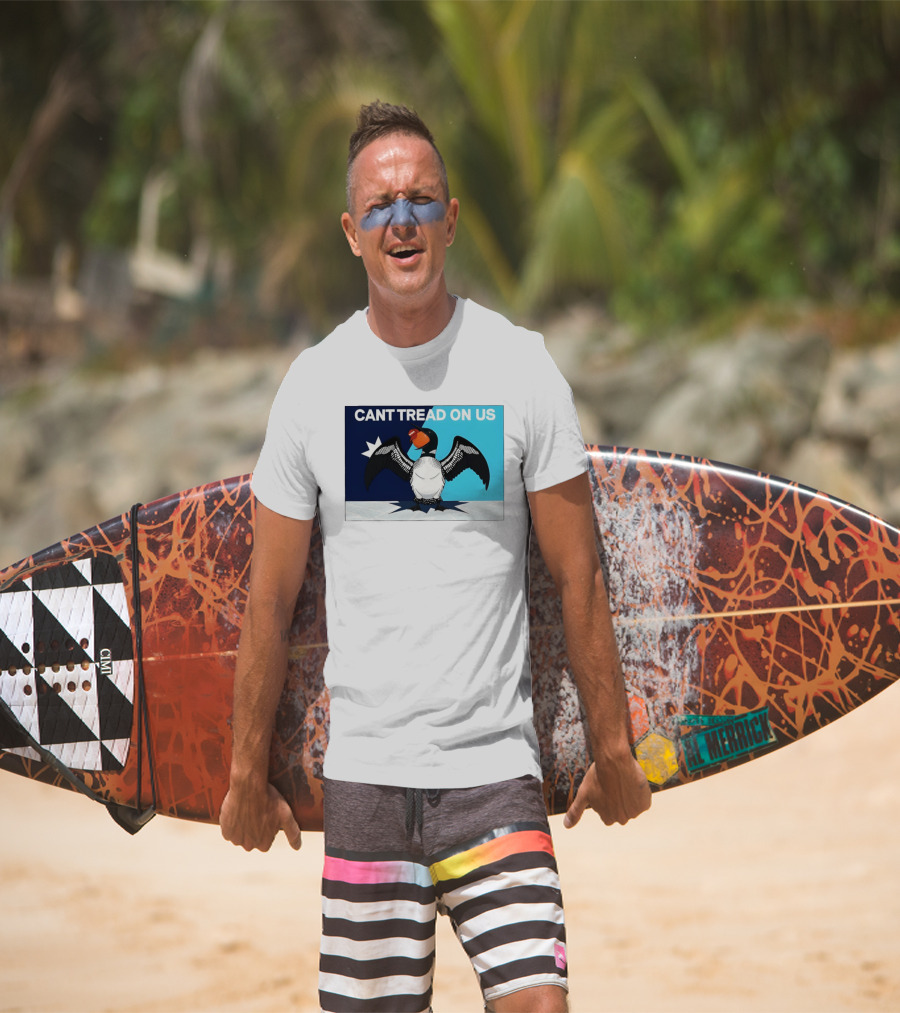 Can't Tread On Us MN State Bird Loon Protest Star T-Shirt