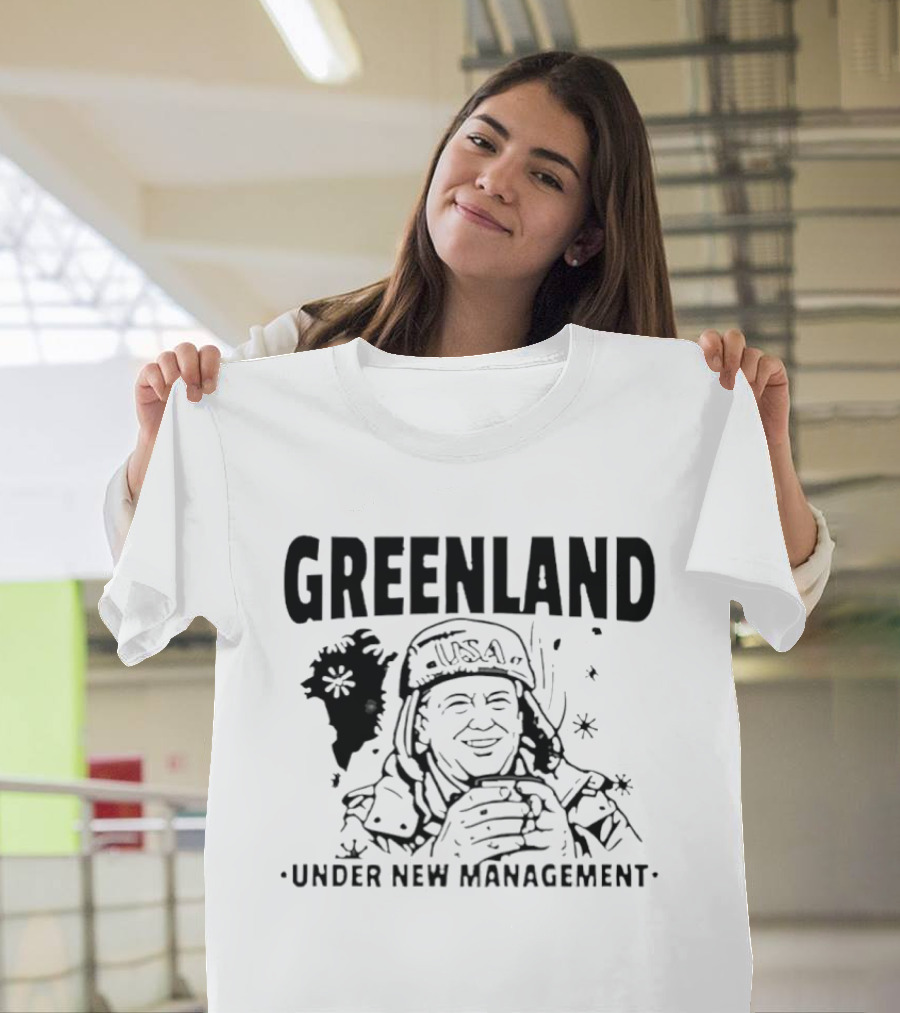 Greenland USA Hat Under New Management T-Shirt