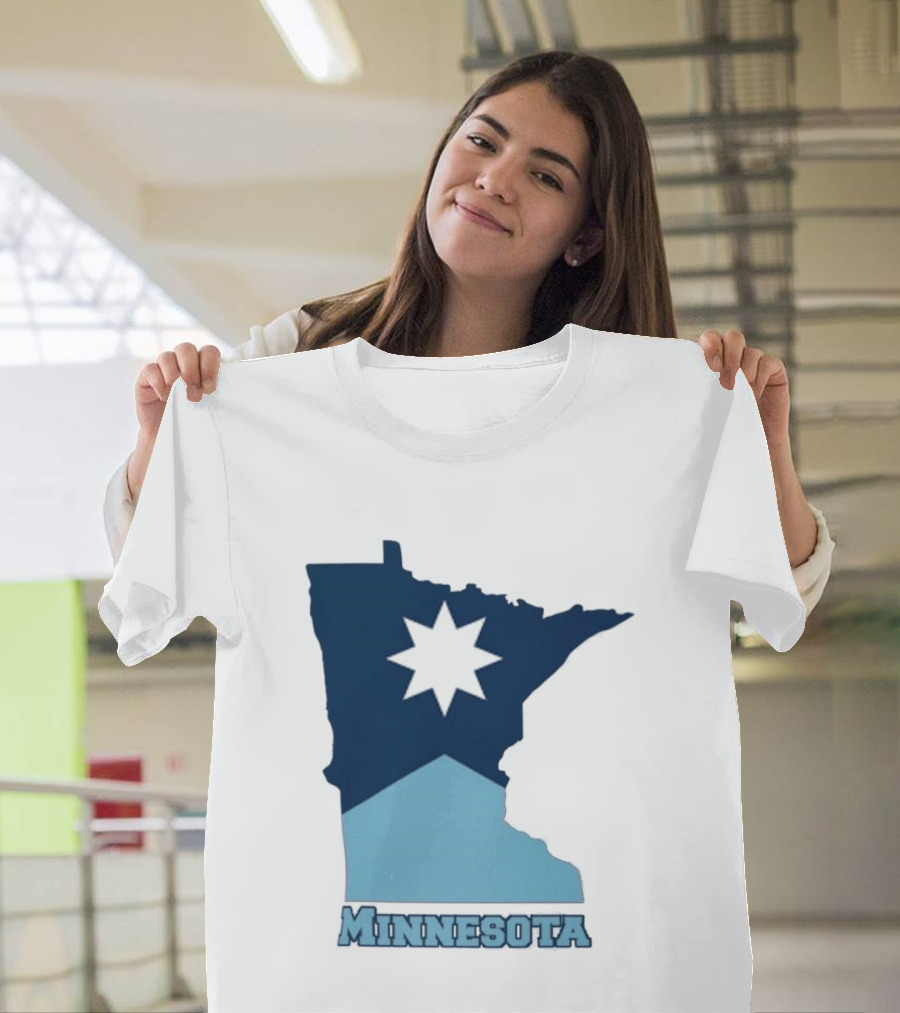 Minnesota Strong Star Map T-Shirt