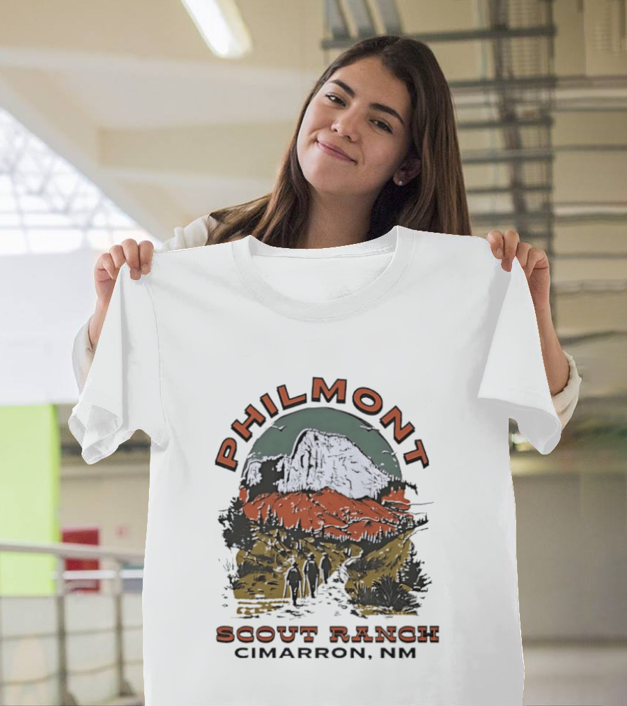Philmont Scout Ranch Cimarron NM Iconic Mountain Landscape Adventure T-Shirt