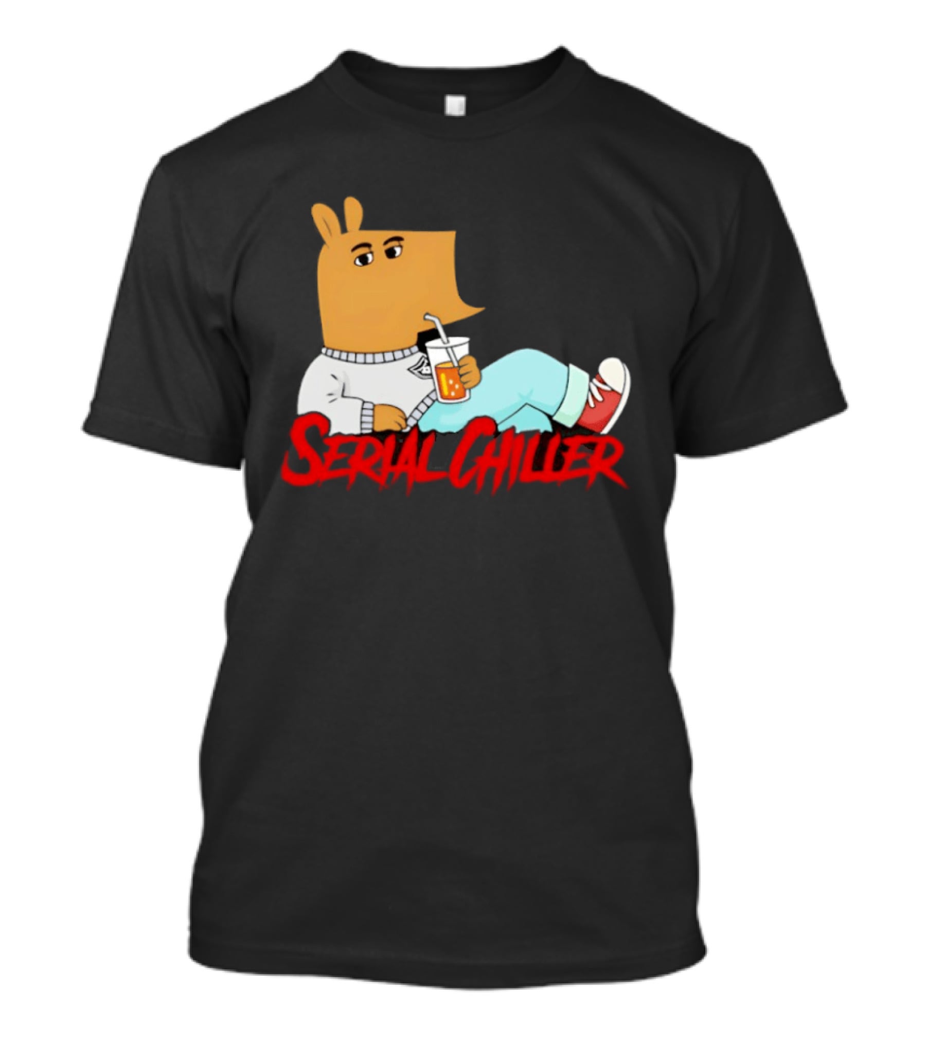 Serial Chiller Chill Guy Drink Juice T-Shirt