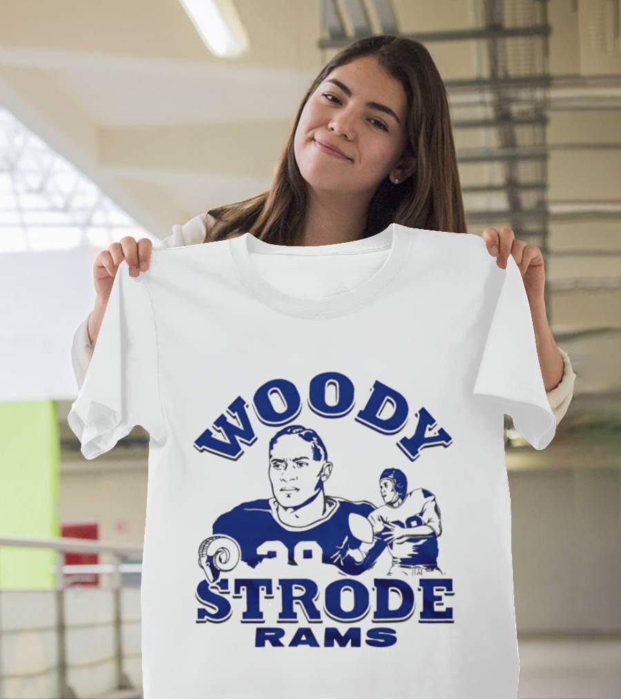 Los Angeles Rams Woody Strode Vintage Football Player T-Shirt