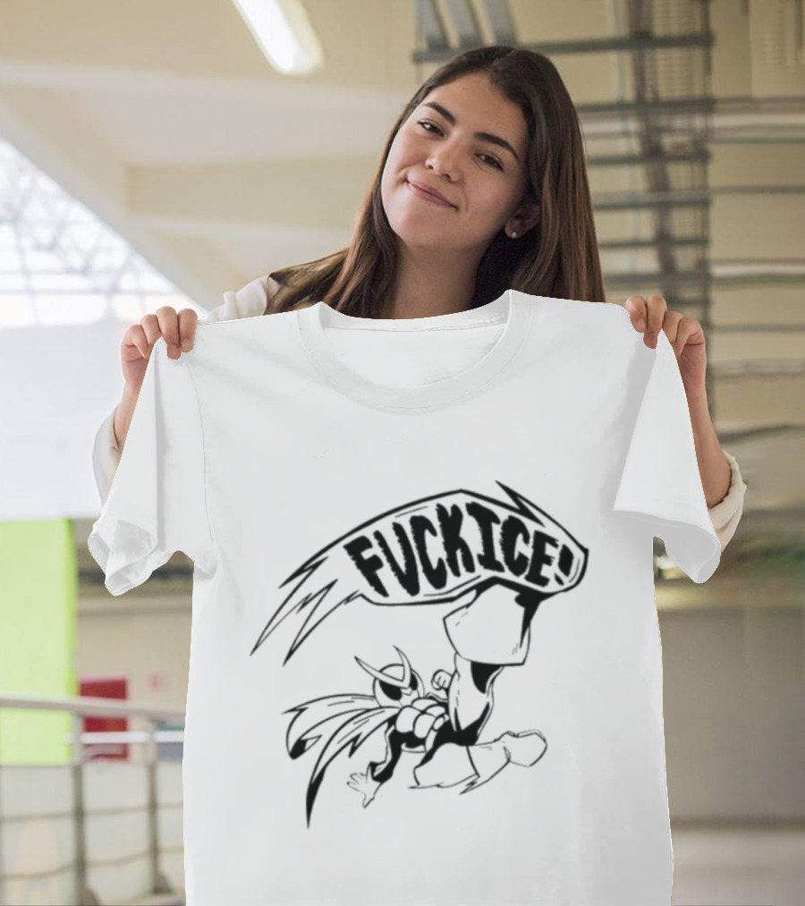 Mask Change Fvck Ice Kick Dynamic Character Action Comic T-Shirt