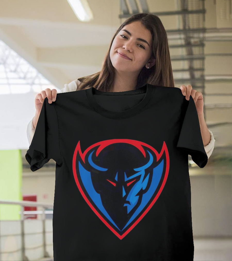 DePaul Blue Demons Iconic Logo Bold Centerpiece T-Shirt