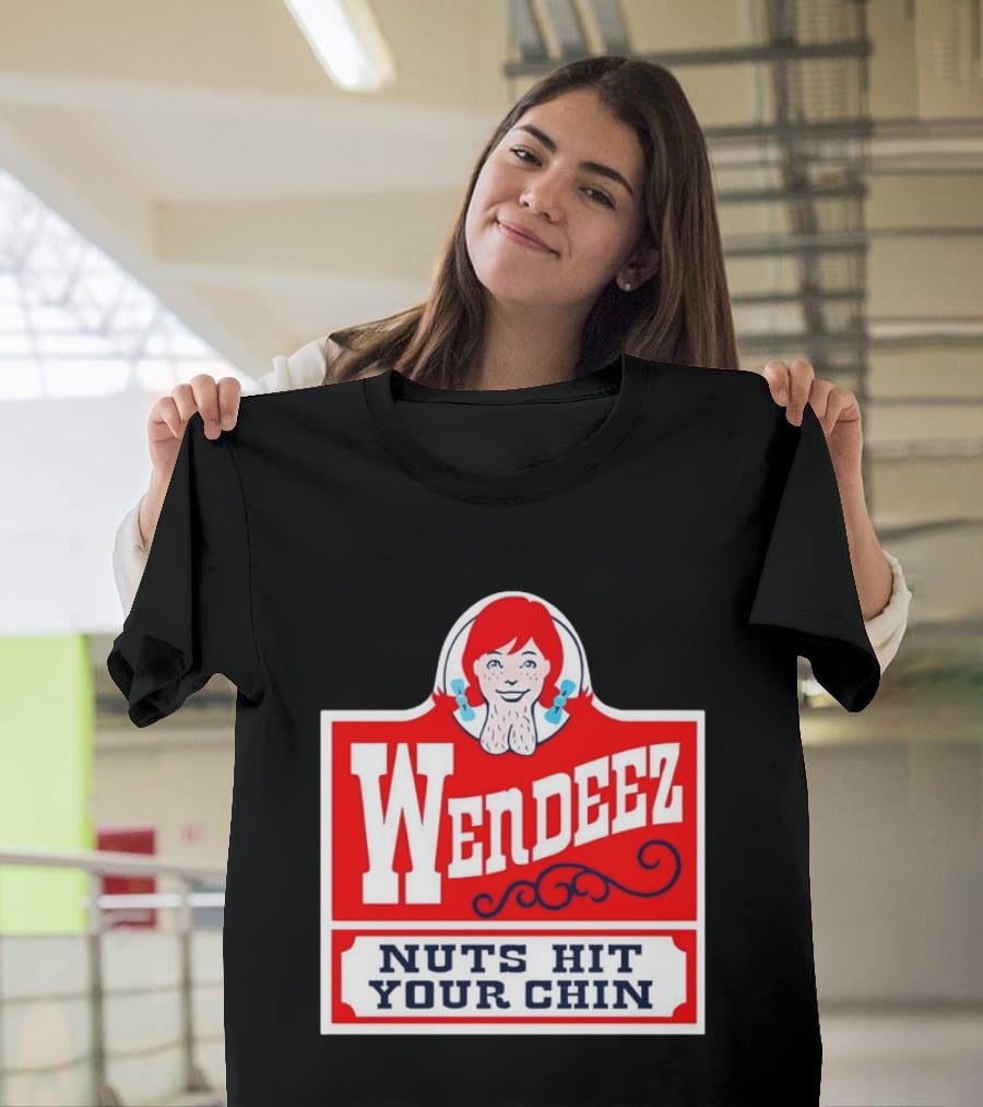 Wendeez Nuts Hit Your Chin Retro Fast Food T-Shirt