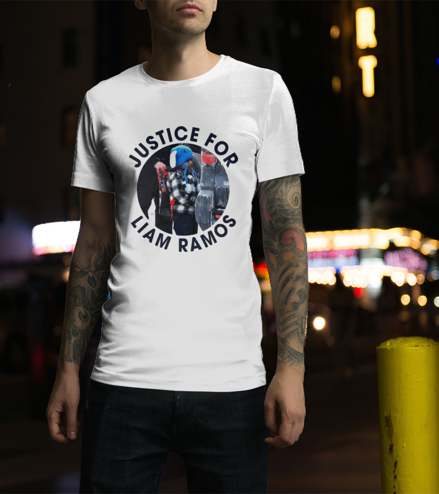 Justice For Liam Ramos Abolish Ice Protest T-Shirt
