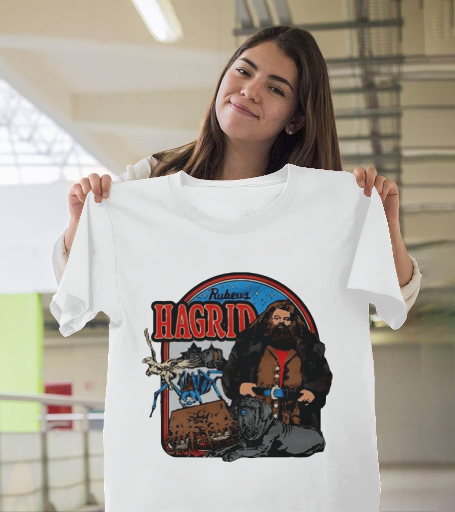 Rubeus Hagrid Aragog Buckbeak Fang Monster Book Of Monsters Hogwarts T-Shirt