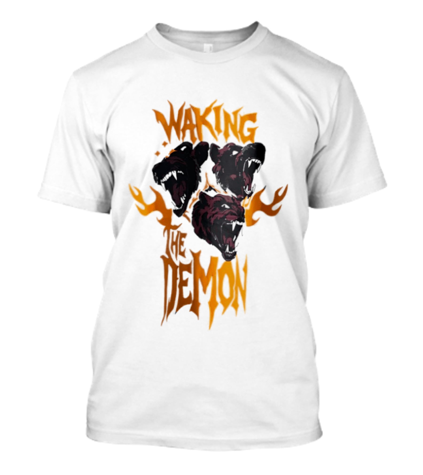 Waking The Demon Three Dog Heads T-Shirt