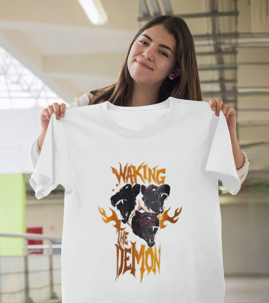 Waking The Demon Three Dog Heads T-Shirt