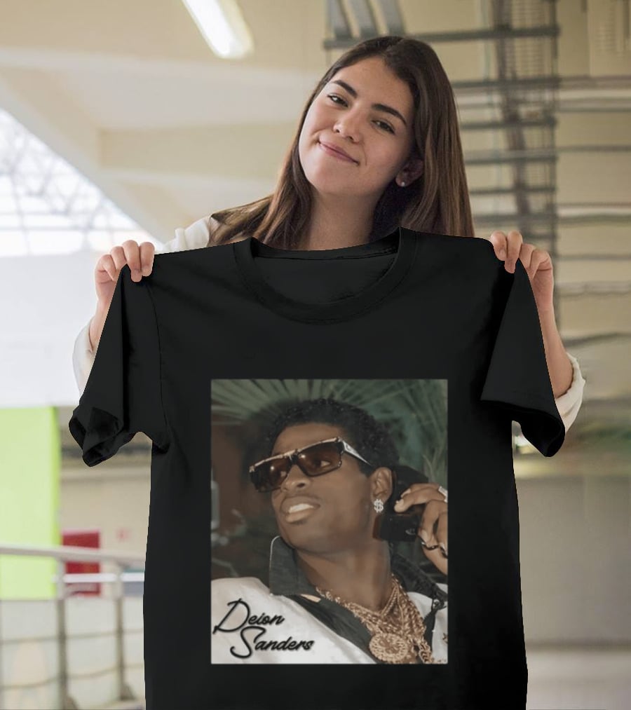 Deion Sanders Phone Call Fashion 1989 T-Shirt