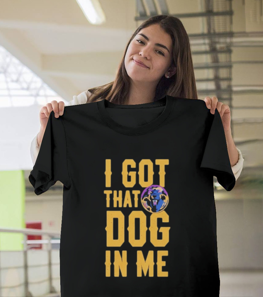 Michigan Dogmen I Got That Dog In Me Bold Team Spirit Rugged T-Shirt