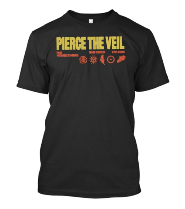 Pierce The Veil The Homecoming San Diego SoCal Livin T-Shirt