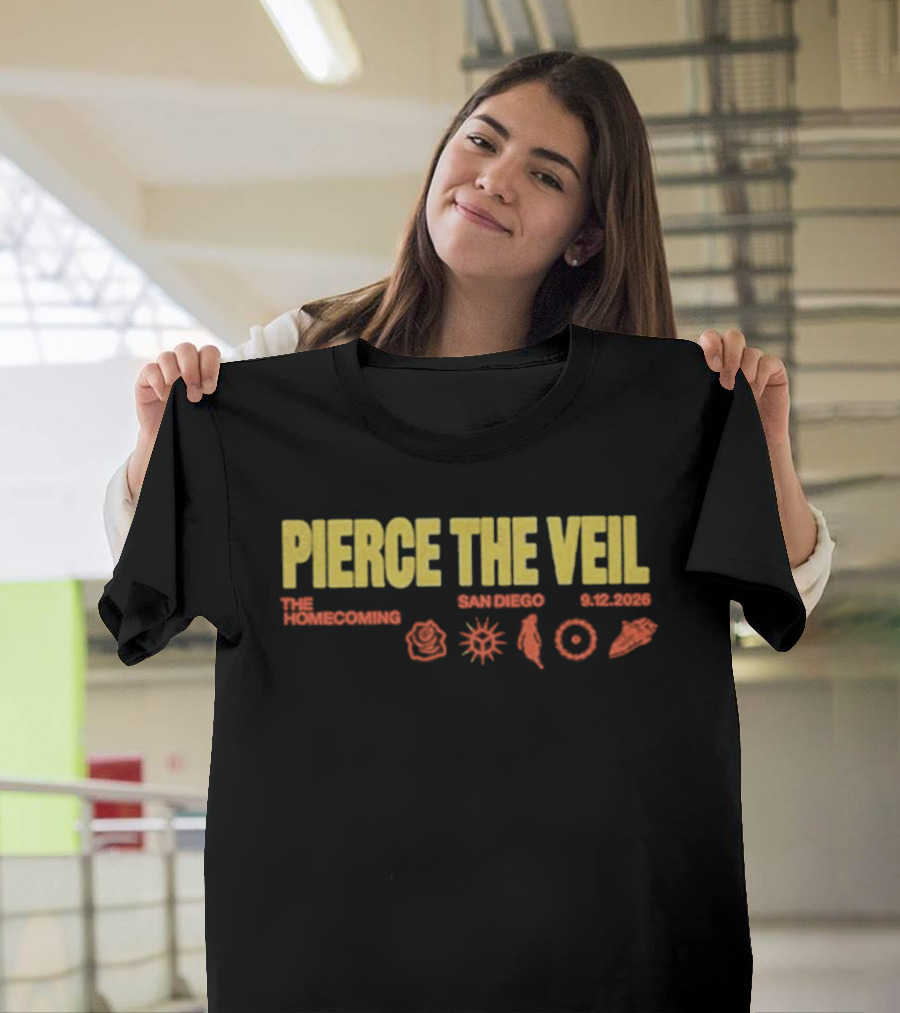 Pierce The Veil The Homecoming San Diego SoCal Livin T-Shirt