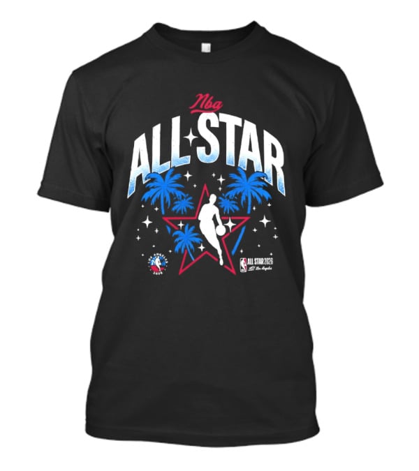 NBA All Star 2026 Los Angeles Tropical Stars Palms T-Shirt