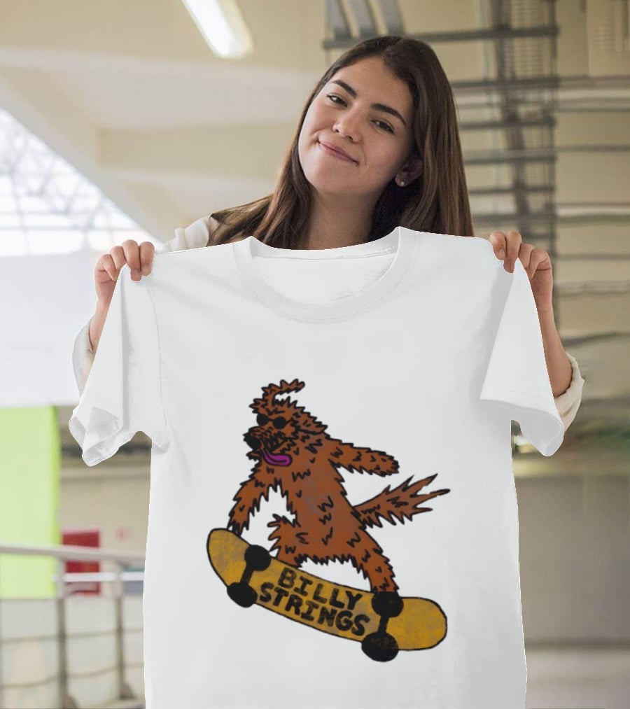 Billy Strings Skateboarding Dog T-Shirt