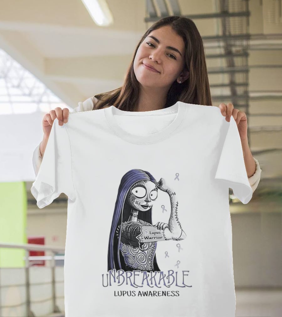 Unbreakable Lupus Awareness Sally Character ז T-Shirt