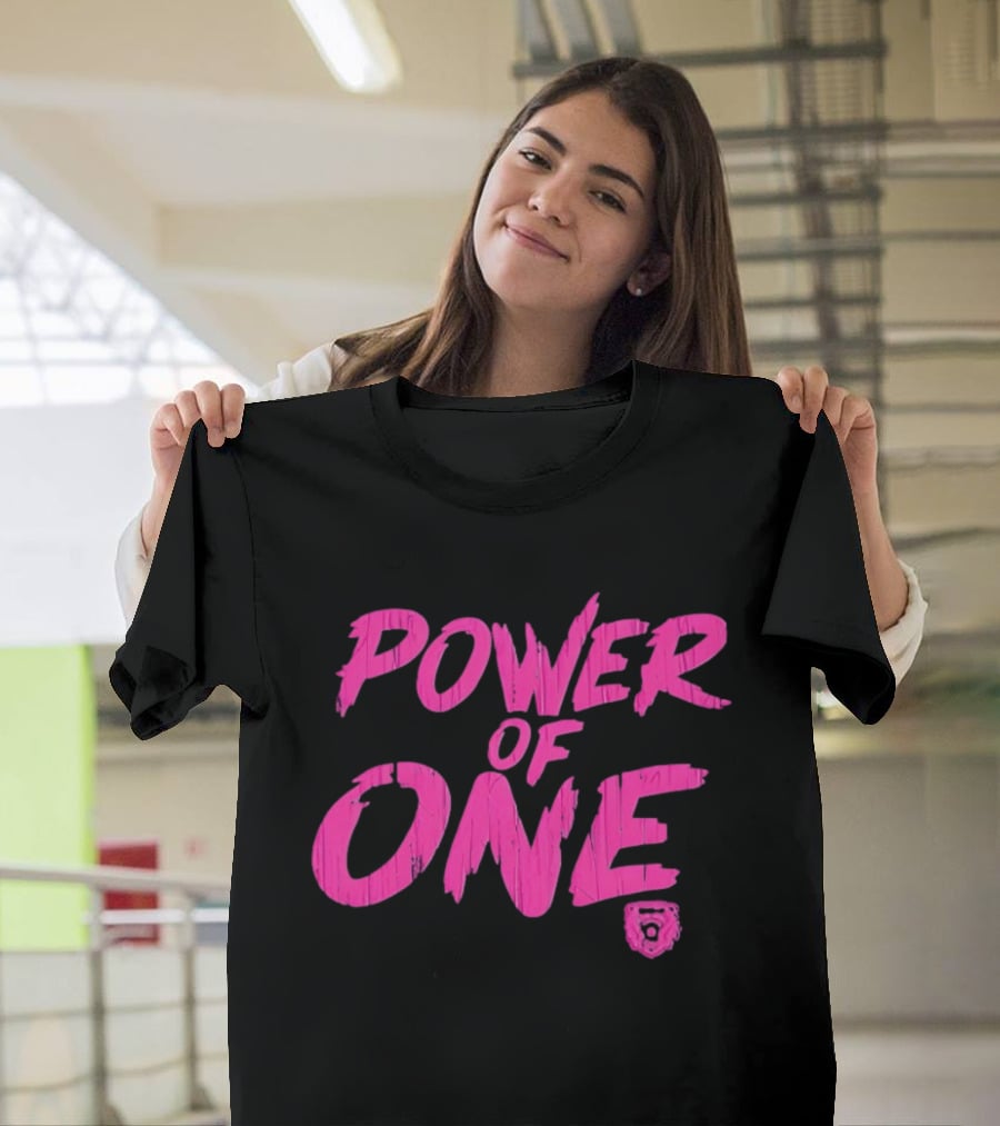 Power Of One Parkside Women's Basketball Pink Bear T-Shirt