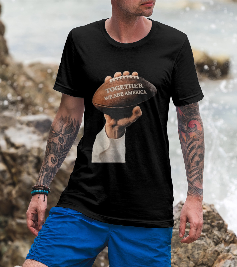 Bad Bunny Together We Are America 2026 Football Collaboration T-Shirt