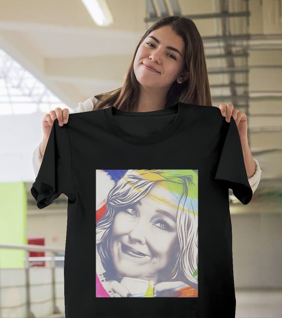 Catherine O'Hara Pop Art Style With Colorful Brushstrokes T-Shirt