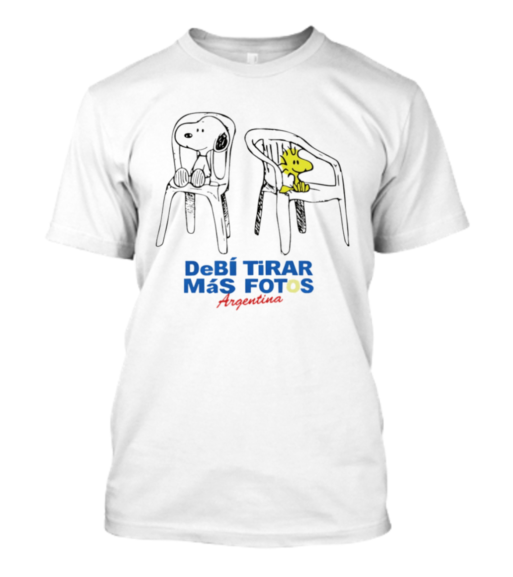 Snoopy Woodstock Debi Tirar Mas Fotos Argentina T-Shirt