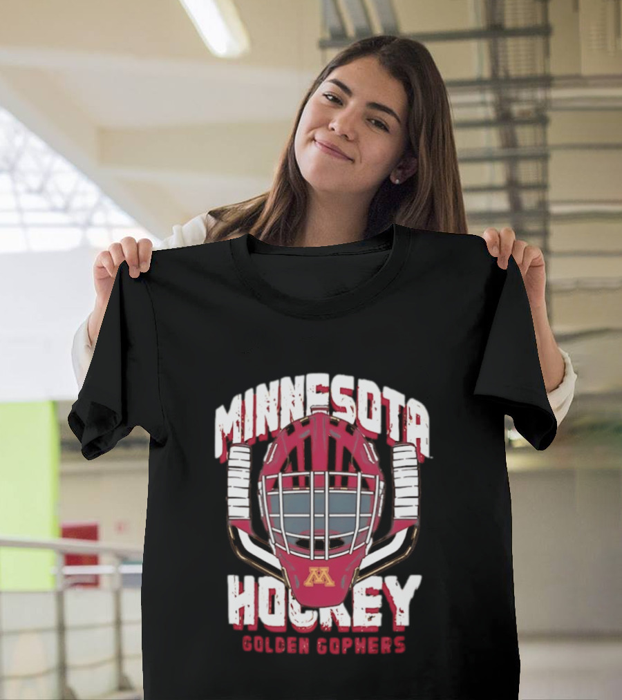 Minnesota Hockey Golden Gophers Mask T-Shirt