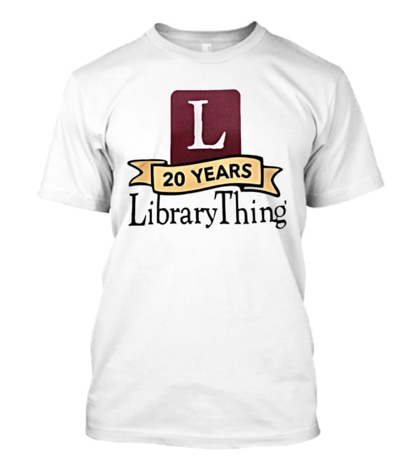 20 Years LibraryThing L Anniversary Celebration T-Shirt