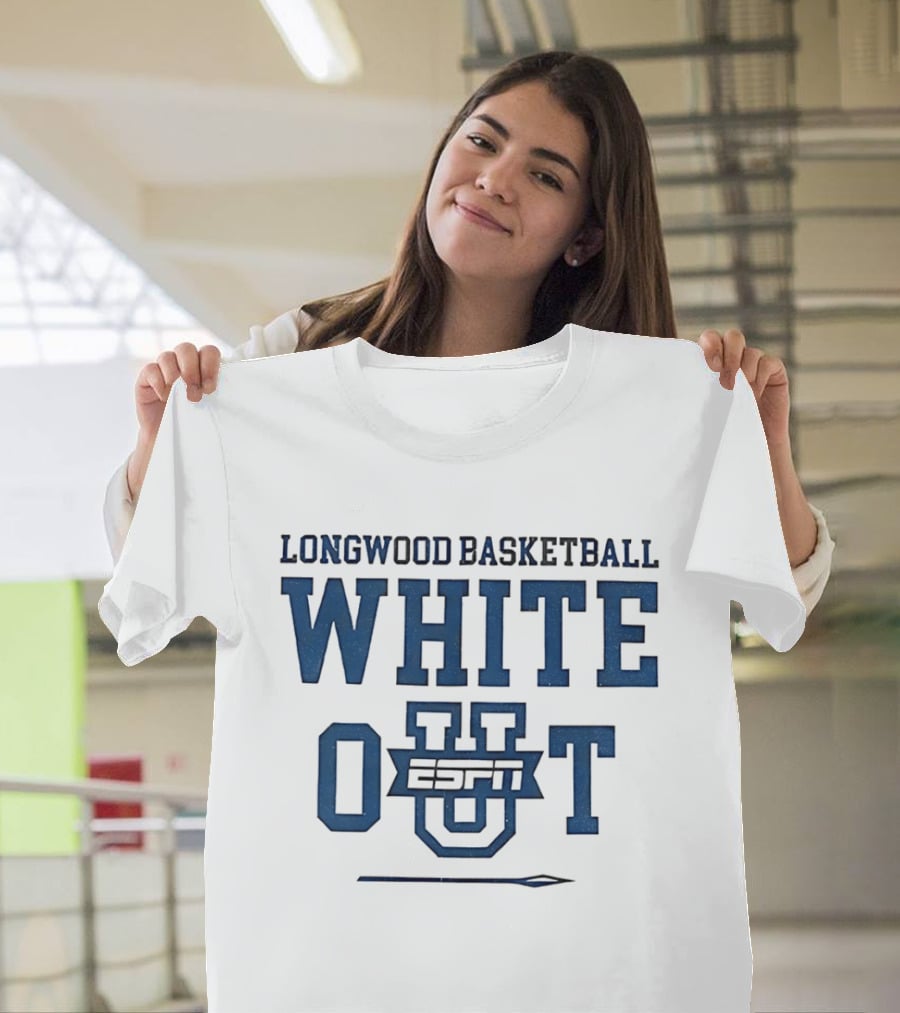 Longwood Basketball White Out ESPN Event T-Shirt