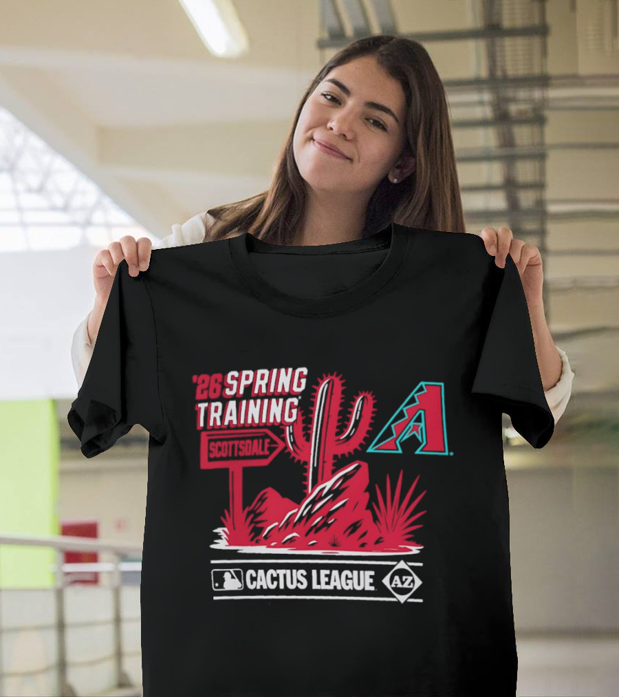 Arizona Diamondbacks 2026 Spring Training Scottsdale Cactus League MLB AZ T-Shirt