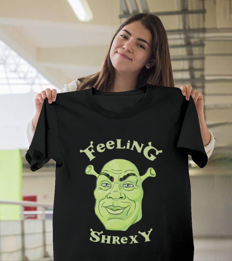 Feeling Shrexy Meme Character Face T-Shirt