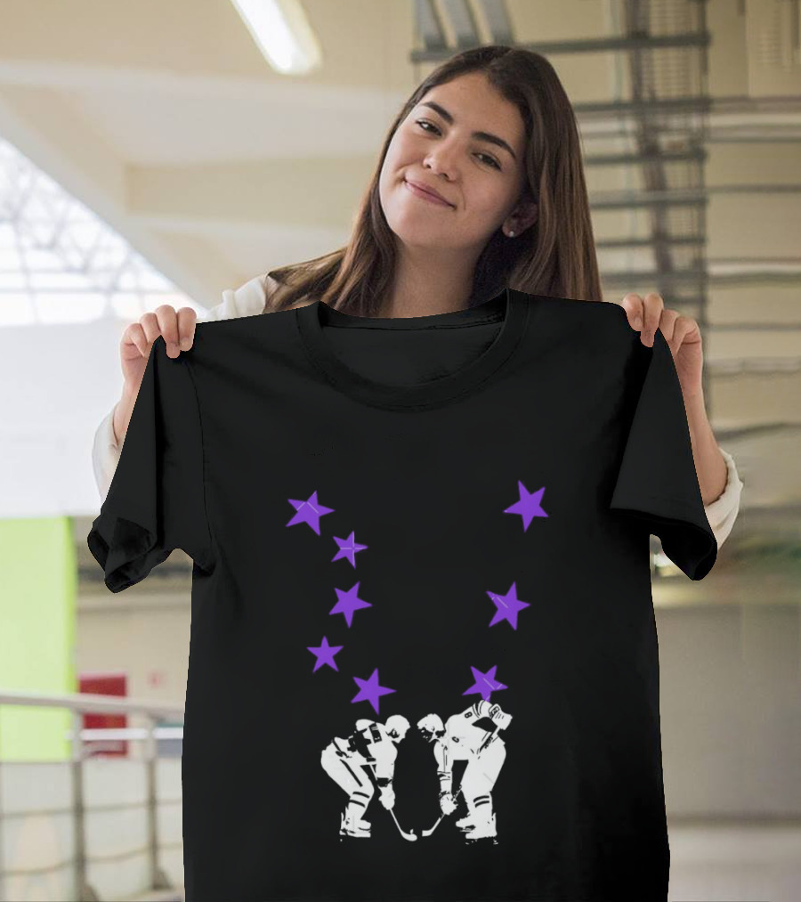 Ilya Rozanov Shane Hollander Rivalry Stars Hockey Romance Players Purple Stars T-Shirt