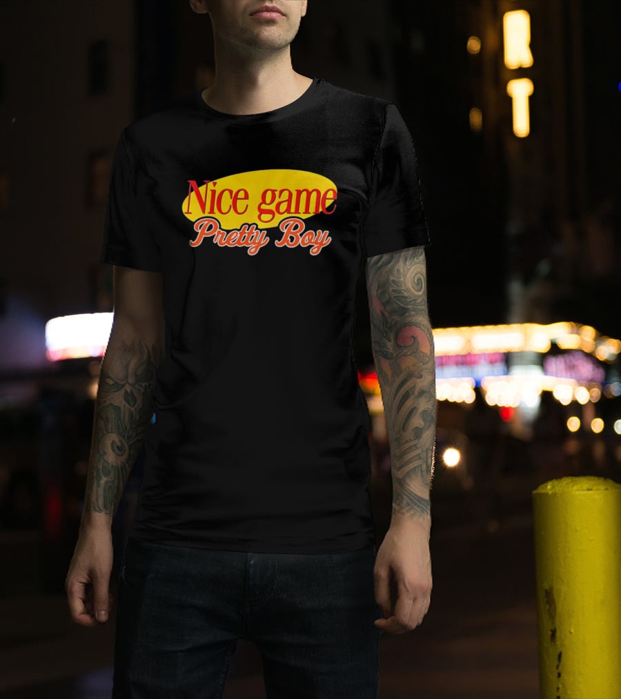 Nice Game Pretty Boy New York Mets Vintage Retro Baseball Fan T-Shirt