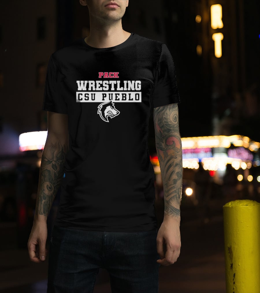 Pack Wrestling CSU Pueblo Colorado State University Pueblo T-Shirt
