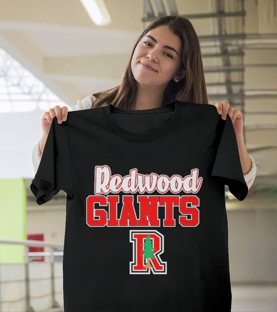 Redwood Giants High School R Tree T-Shirt
