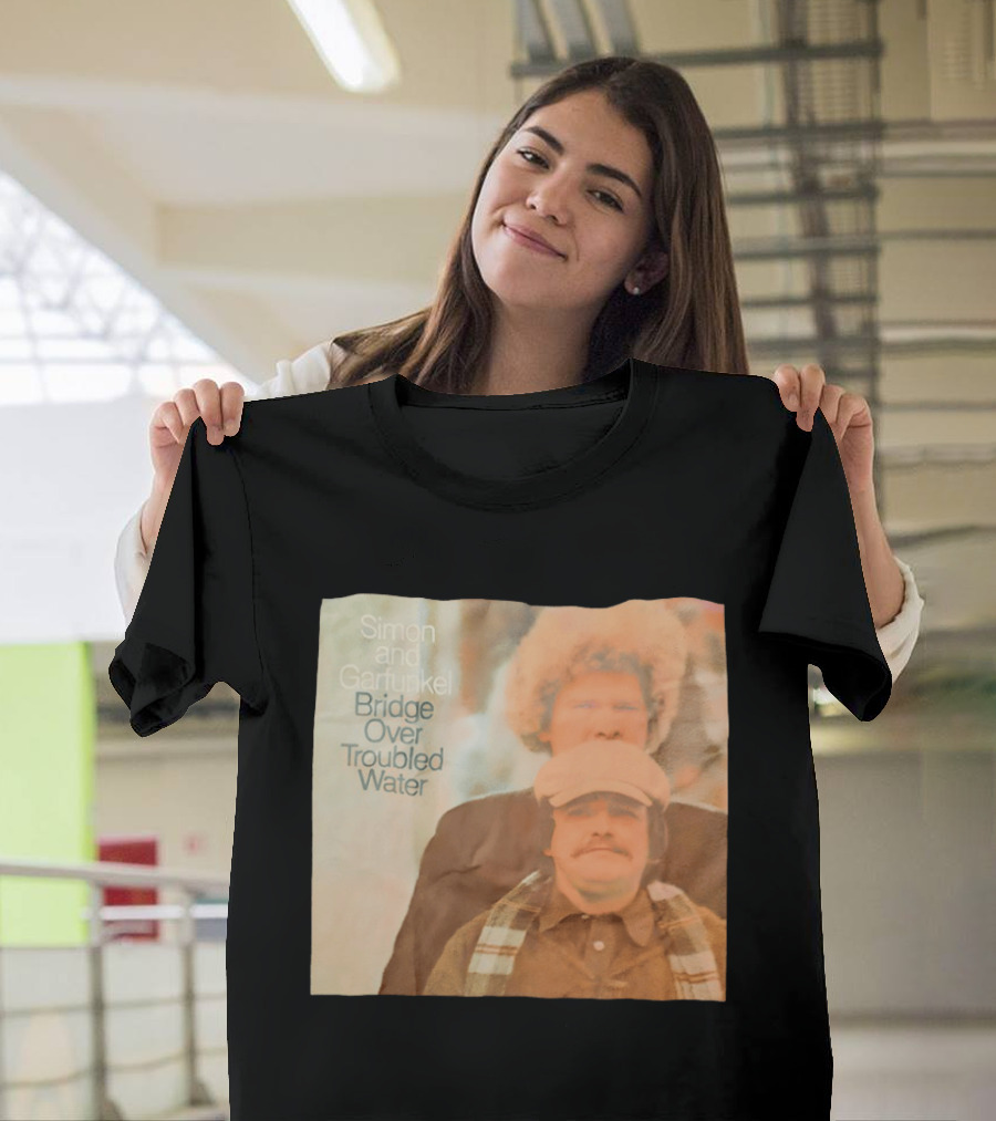 Simon And Garfunkel Bridge Over Troubled Water Album Cover T-Shirt