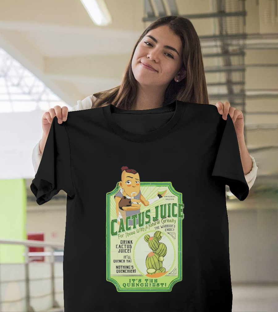 Sokka Cactus Juice It's The Quenchiest The Warrior's Choice Avatar T-Shirt