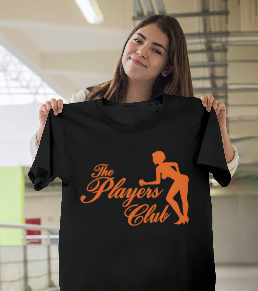 The Players Club Silhouette Retro Script T-Shirt