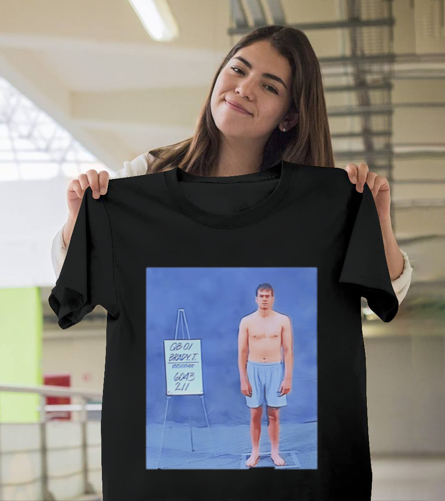 QB 01 Brady Combine 6043 211 New England Patriots T-Shirt