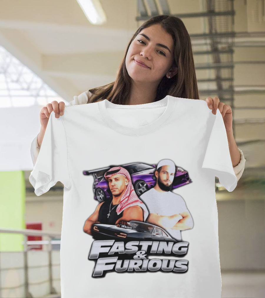 Fasting & Furious Vin Diesel Paul Walker Dubai Cars T-Shirt