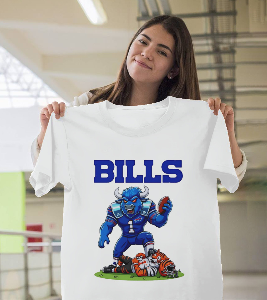 Buffalo Bills Dominating Victory Over Cincinnati Bengals Football Rivalry T-Shirt