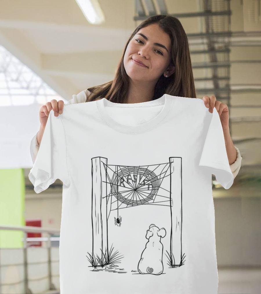 Charlotte Says RESIST With Spider Web And Pig T-Shirt