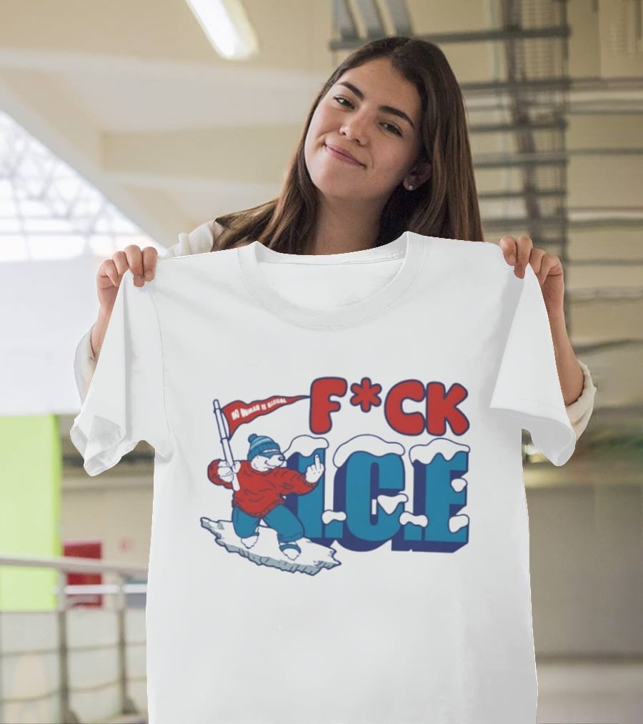 Chinga La Migra F*ck ICE No Human Is Illegal Abolish T-Shirt