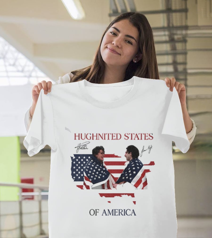 Hughnited States Of America Jack Hughes Quinn Hughes T-Shirt